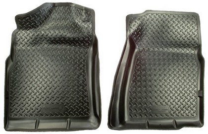 Husky Classic Style Front Seat Floor Liners – Black