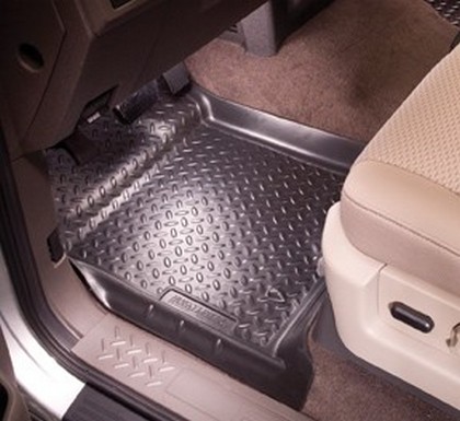 Husky Classic Style Front Seat Floor Liners - Black