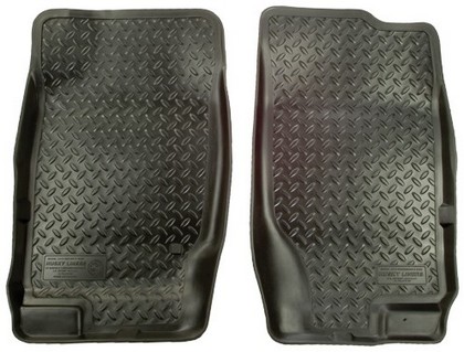 Husky Classic Style Front Seat Floor Liners - Black