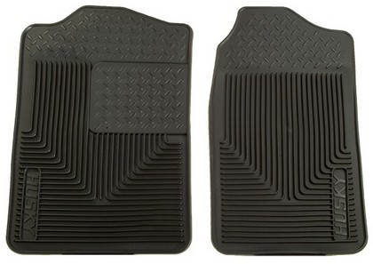 Husky Heavy Duty Flexible Front Floor Mats – Black