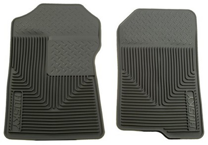 Husky Heavy Duty Flexible Front Floor Mats – Grey