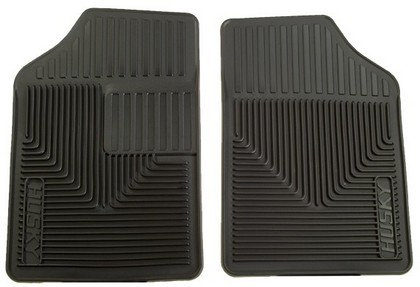 Husky Heavy Duty Flexible Front Floor Mats – Black