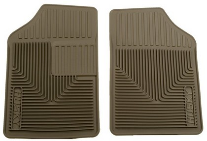 Husky Heavy Duty Flexible Front Floor Mats – Tan