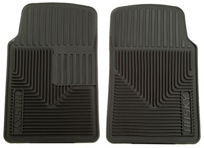 Husky Heavy Duty Flexible Front Floor Mats – Black