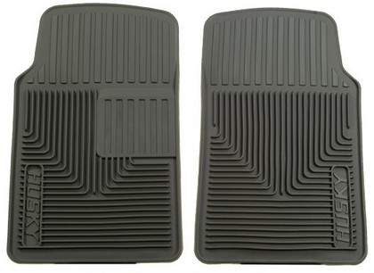 Husky Heavy Duty Flexible Front Floor Mats – Grey