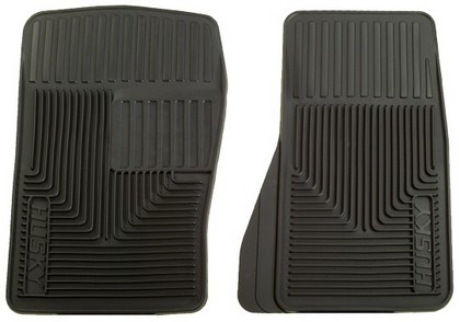 Husky Heavy Duty Flexible Front Floor Mats – Black