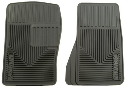 Husky Heavy Duty Flexible Front Floor Mats – Grey