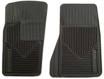 Husky Heavy Duty Flexible Front Floor Mats – Black