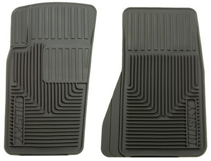 Husky Heavy Duty Flexible Front Floor Mats – Grey