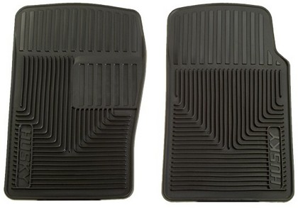 Husky Heavy Duty Flexible Front Floor Mats – Black