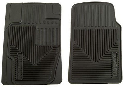 Husky Heavy Duty Flexible Front Floor Mats – Black