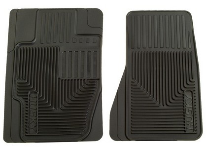 Husky Heavy Duty Flexible Front Floor Mats – Black