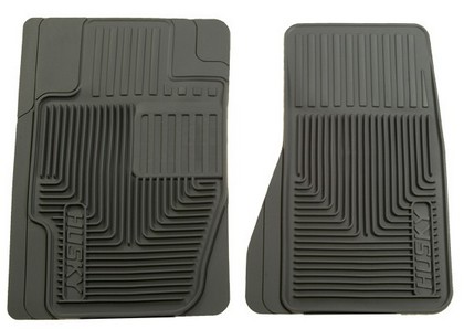 Husky Heavy Duty Flexible Front Floor Mats – Grey