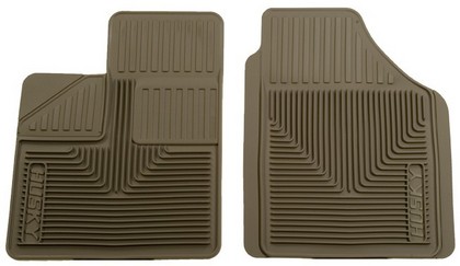 Husky Heavy Duty Flexible Front Floor Mats – Tan