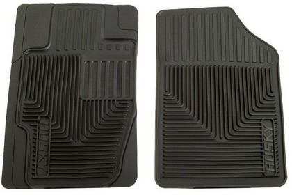 Husky Heavy Duty Flexible Front Floor Mats – Black