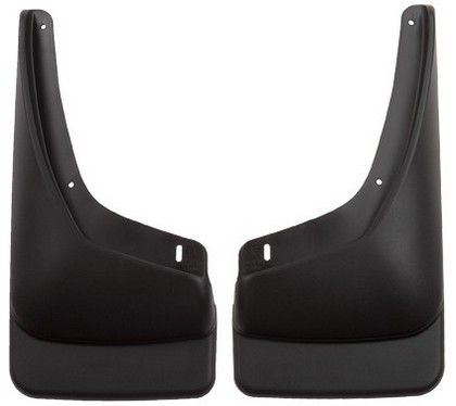 Husky Custom Molded Front Mud Guards – Black (With Out Wheel Wells, Fenders, Running Boards)