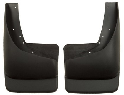 Husky Custom Molded Rear Mud Guards – Black (With Factory Wheel Wells)