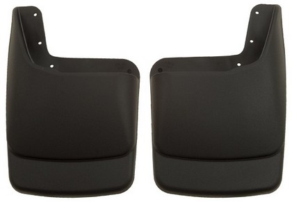 Husky Custom Molded Rear Mud Guards – Black (With Factory Wheel Flares)