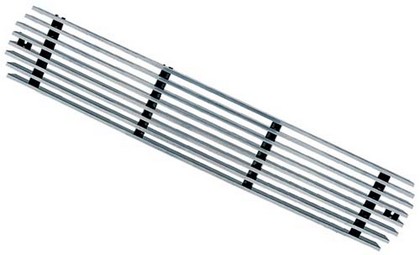 In Pro Car Wear Billet Bumper Grille, Cut-Out - Polished Aluminum