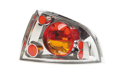 In Pro Car Wear Tail Lights - Crystal Clear w/ Amber Lenses