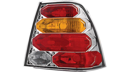 In Pro Car Wear Taillights - Crystal Clear w/ Amber Lens