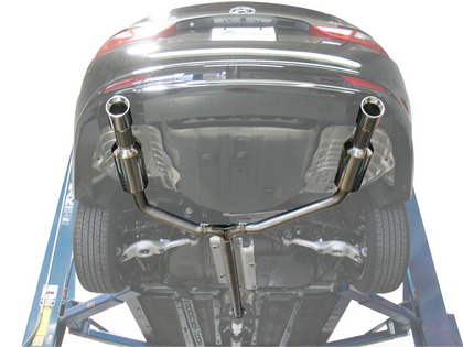 Injen Cat Back System - Embossed Dual Mufflers