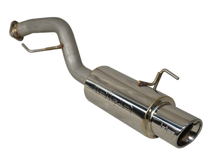 Injen Axle Back Exhaust System - Flanges, Embossed Muffler