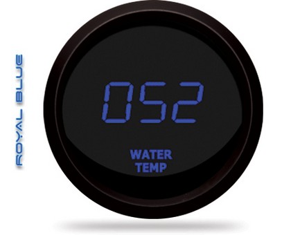 Intellitronix LED Digital Water Temperature Gauge - Blue