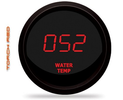 Intellitronix LED Digital Water Temperature Gauge - Red