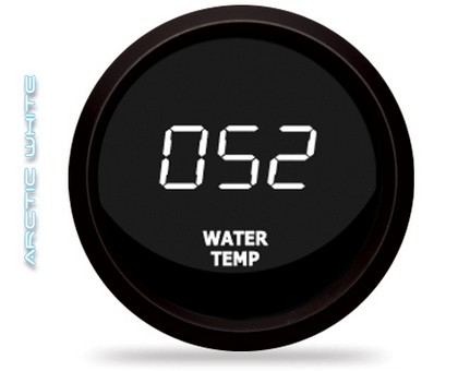 Intellitronix LED Digital Water Temperature Gauge - White