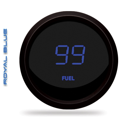 Intellitronix LED Digital Fuel Gauge - Blue