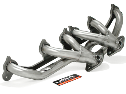 JBA Silver Ceramic Coated Shorty Header