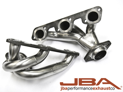 JBA Silver Ceramic Coated Shorty Header