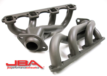 JBA Silver Ceramic Coated Shorty Header