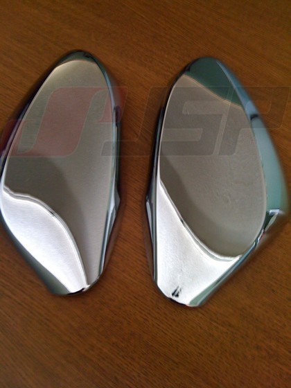 JSP Mirror Covers (Chrome)