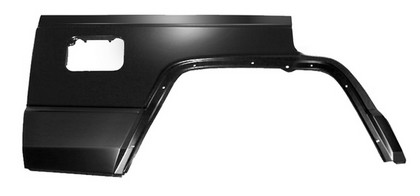 KeyParts Rear Lower Quarter Panel Section, Passenger,S Side