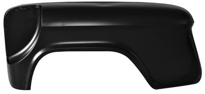 KeyParts Rear Stepside Fender with Spare Tire Cutout (Driver Side)