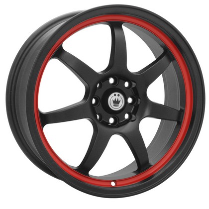 Konig Forward Matte Black/Red Stripe