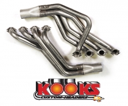 Kook's Headers With Adapter Plate Kit - Steel - 1 7/8 