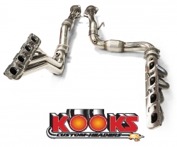 Kook's Longtube Headers System With 02 Extension Kit - Stainless Steel - 1 7/8