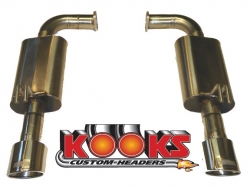 Kook's Axle-Back Exhaust - Stainless Steel - 2 1/2