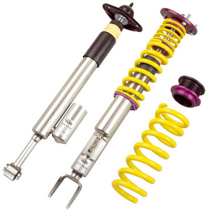 KW Clubsport 2-Way Adjustable Coilover Kit With Top Mounts (Lowers Front: 0.4