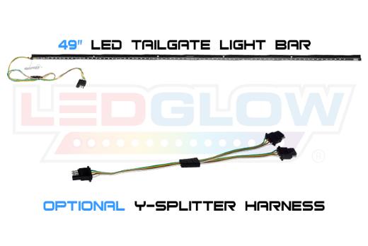 LEDGlow LED Tailgate Light Bar - 49 Inches (Red)