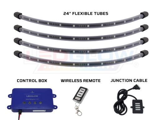 LEDGlow Million Color Flexible LED Wheel Well Kit