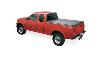 Lund Soft Roll-Up Tonneau Covers - Genesis Snap Soft (Black Leather Look)