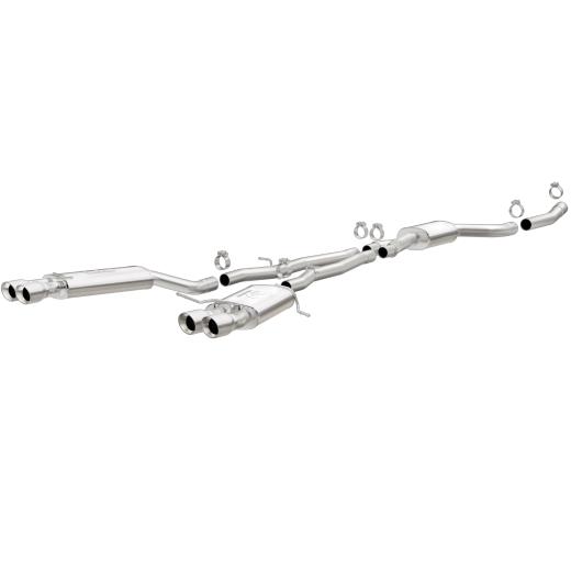 MagnaFlow MF Series Exhaust System - Cat Back, Quad Split Rear