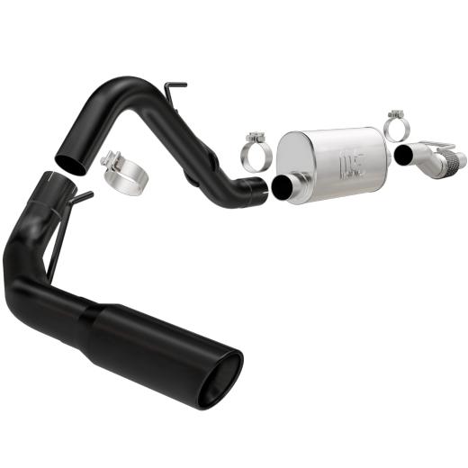 MagnaFlow MF Series Exhaust System - Cat Back, Black Coated