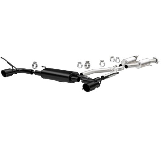 MagnaFlow MF Series Exhaust System - Cat Back, Black Coated