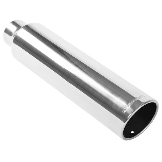 Magnaflow 15° Slant Cut Tip - Single Wall - Weld On - Rolled Edge - Round (3.5