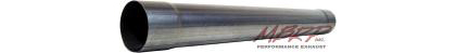 MBRP Muffler - Single System Muffler Delete Pipe (Replaces 4 in. System w/ 30 in. Body Length Muffler) (Aluminized)